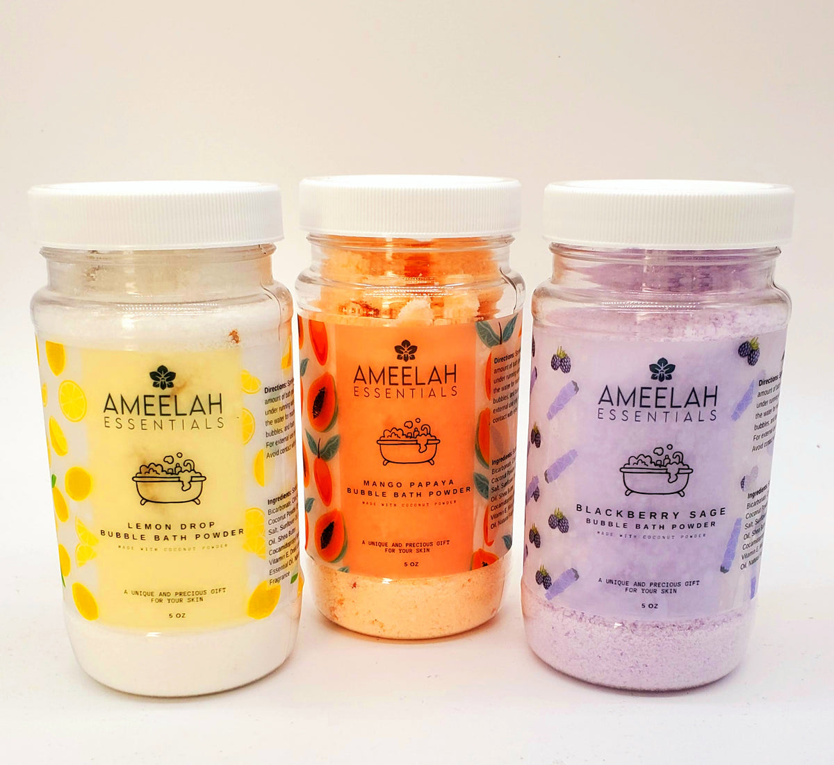 8oz Bubble Bath Powder – Ameelah Essentials