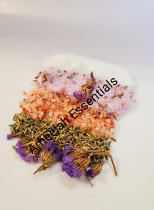 Wholesale 8 ounce Bath Salts Bags: 25 Bath Salt Pouches