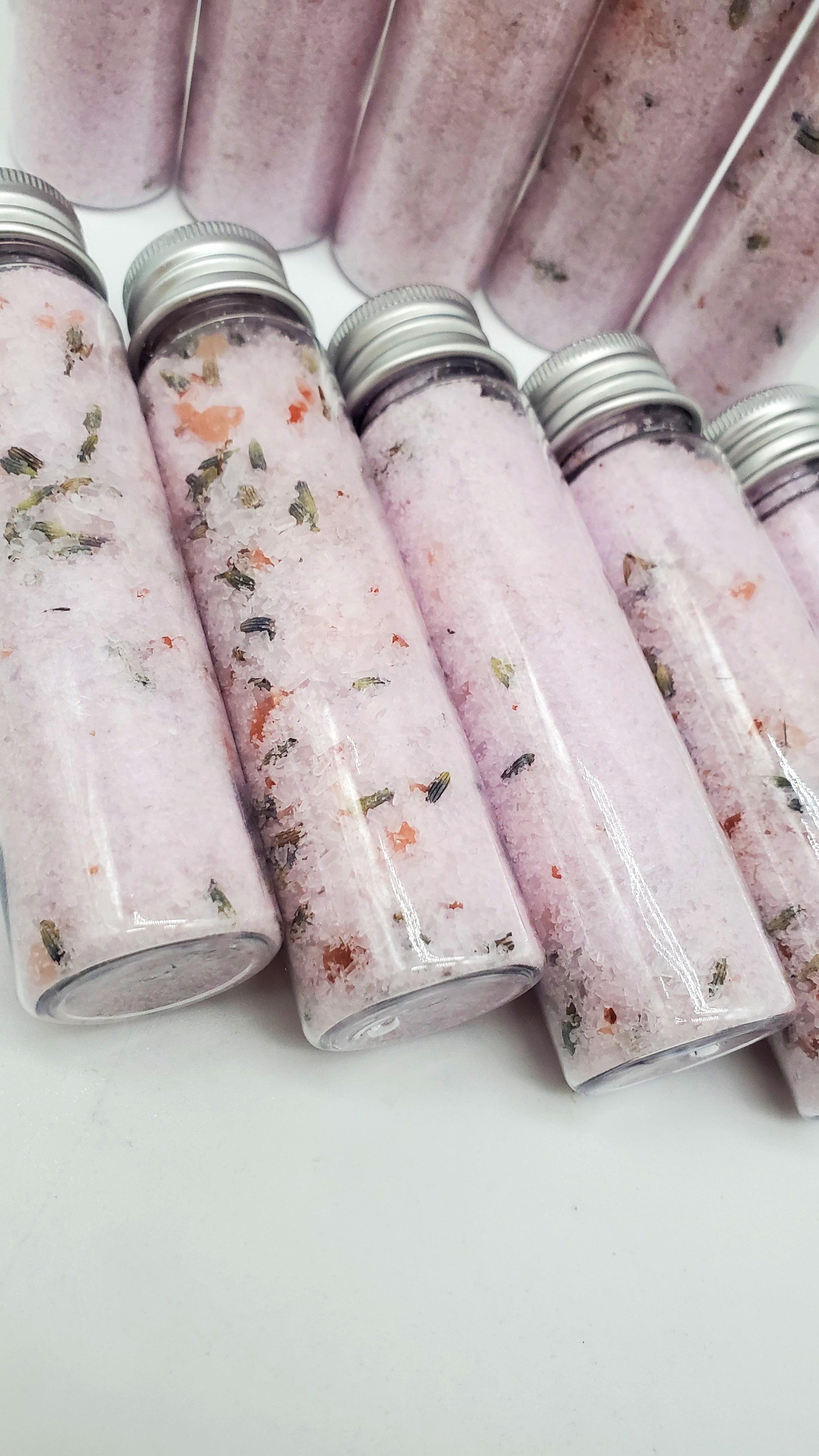 25 Mini Bath Salt Test Tubes | Wholesale Bath Salt