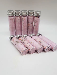 25 Mini Bath Salt Test Tubes | Wholesale Bath Salt