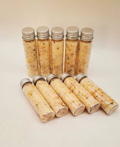 25 Mini Bath Salt Test Tubes | Wholesale Bath Salt