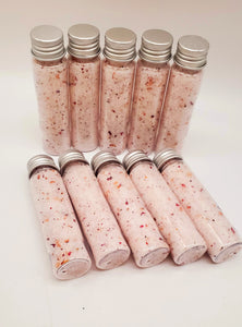 25 Mini Bath Salt Test Tubes | Wholesale Bath Salt